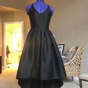 Black Satin Party Dress
